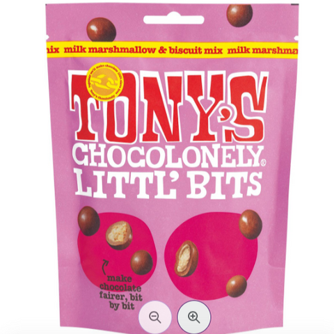 Tony's Chocolonely Little Bits - Milk Marshmallow & Biscuit Mix