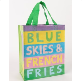 Blue Q - Blue Skies French Fries Tote Bag