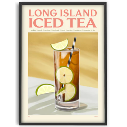 Elin PK Long Island Iced Tea Framed Print