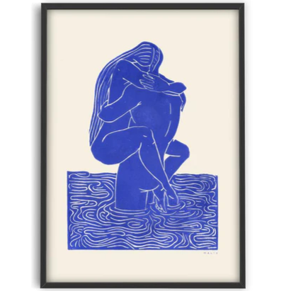 Maliv One + One = Three Framed Print