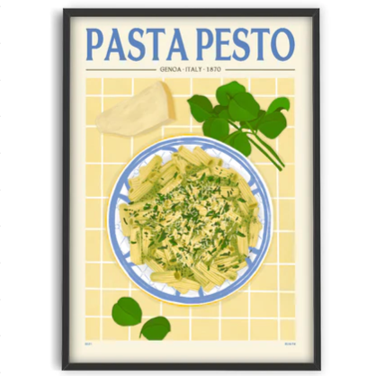 Elin PK Pasta Pesto Framed Print - SALE