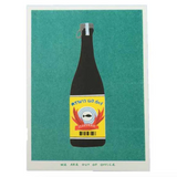 Framed Risograph Print - A Thai Bottle Of Booze