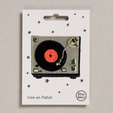 Iron On Patch - Record Player