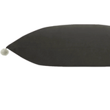 Fiesta Feather Cushion - Mink/Silver