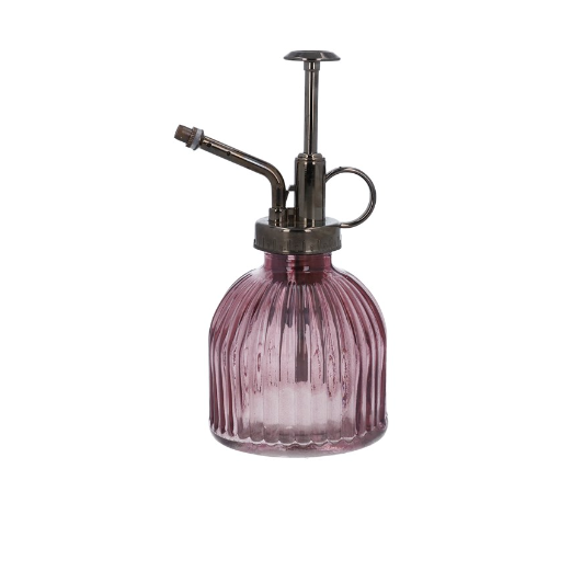 Dusky Pink Glass Plant Mister