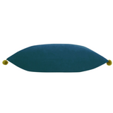 Fiesta Feather Cushion - Indigo/Olive