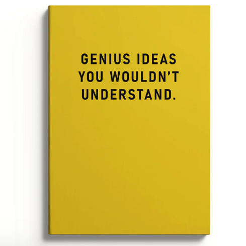 Genius Ideas Notebook