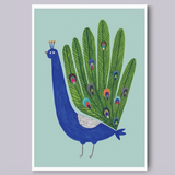 Peacock Framed Print