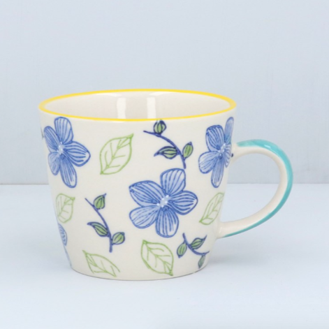 Blue Hibiscus Mug