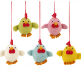 Chattering Chicks Hanging Felt Decoration