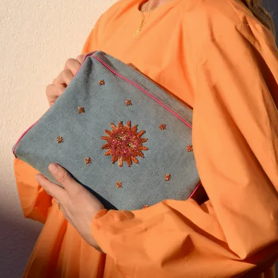 Sun Face Wash Bag