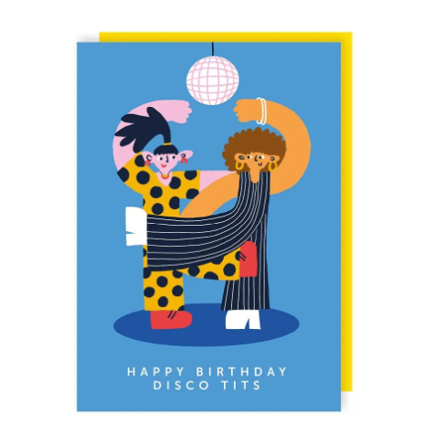 Disco Birthday Card