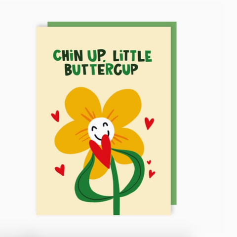 Cute Chin Up Buttercup Thinking of You Card