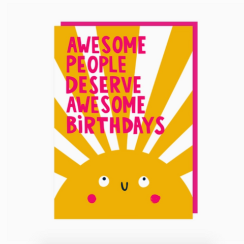 Awesome Appreciation Birthday Card