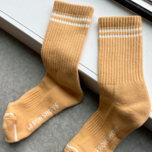 Le Bon Shoppe Boyfriend Socks - Butter