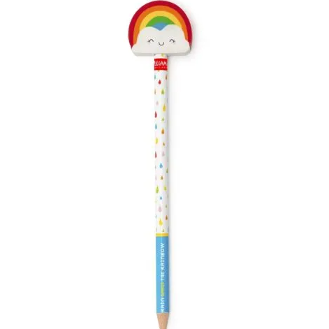 Legami After Rain Comes Pencil with Rainbow Eraser