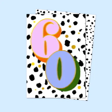 Age 60 Eleanor Bowmer Birthday Card