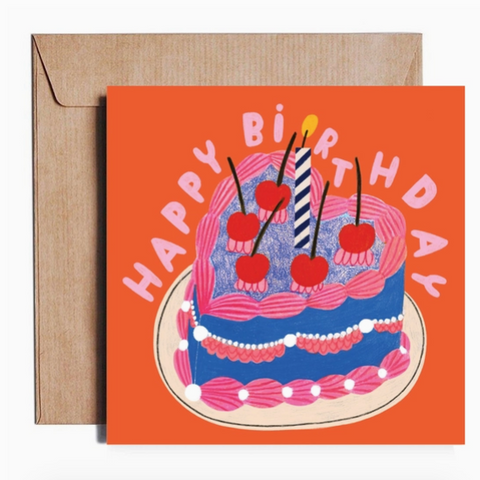 Birthday Day Cake Card