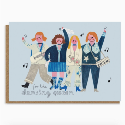 Abba Dancing Queen Card