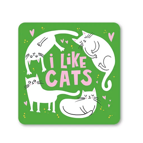I Like Cats Coaster