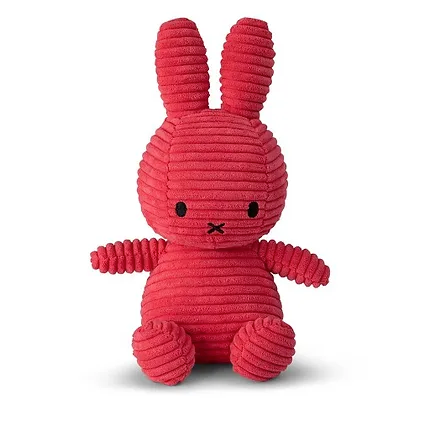 Miffy - Corduroy Fushia Pink Soft Toy