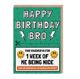 Nice for a week Brother birthday card- OOH DEER