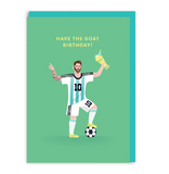 Lionel Messi GOAT birthday card- OOH DEER