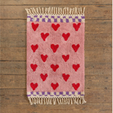 Ian Snow Agatha Hearts Geometric Tufted Rug