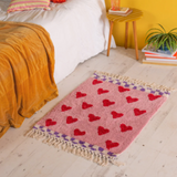 Ian Snow Agatha Hearts Geometric Tufted Rug