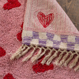 Ian Snow Agatha Hearts Geometric Tufted Rug