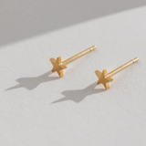 One & Eight Gold "One In A Million" Tiny Astral Studs