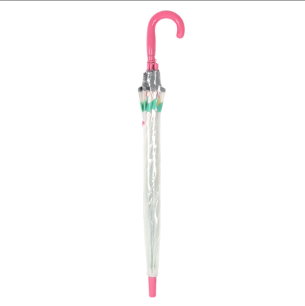 Childrens Heart Print Dome Umbrella