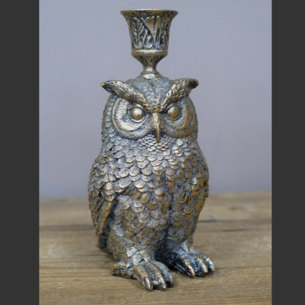 Owl Candle Holder