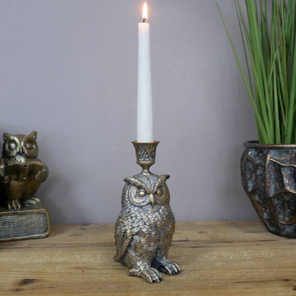 Owl Candle Holder