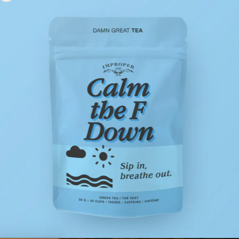Calm the F Down Bag of Tea