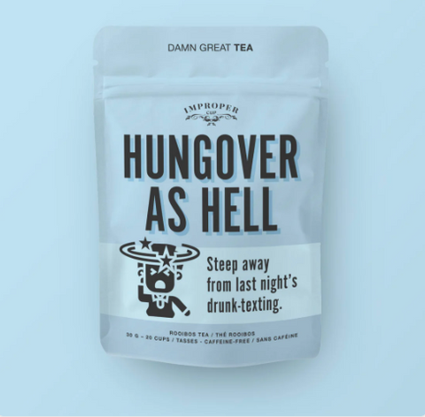 Hungover As Hell Bag of Tea