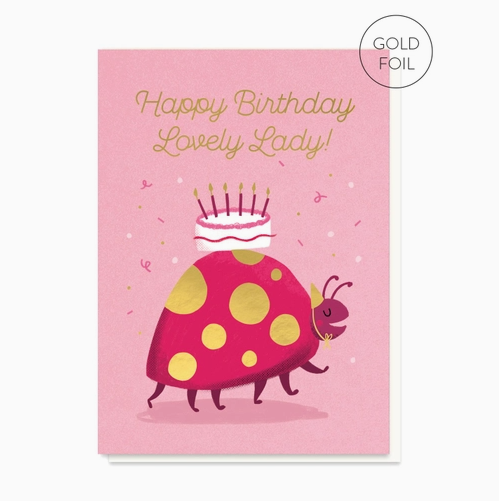 Lovely Lady Birthday Card