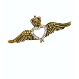 Hot Tomato Vintage Sweetheart Wings Pin