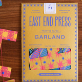 East End Press Bright Happy Birthday Sewn Garland