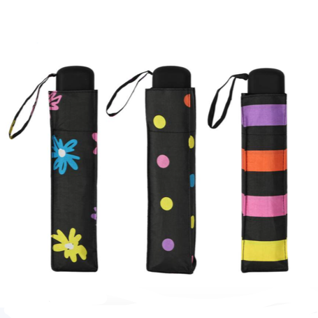 Black & Bright Print Mix Super Light Umbrella