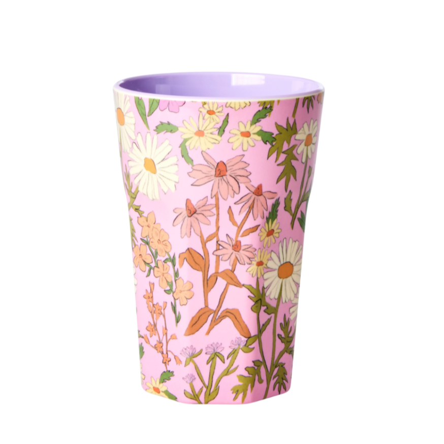 Rice Melamine Cup Tall - Daisy Dearest Print – The Consortium