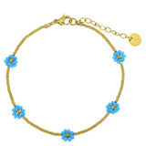 Prairie Bracelet - Gold/Blue
