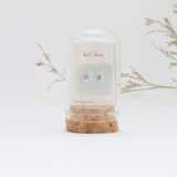 Well Done - Mini Star Silver Stud Earrings