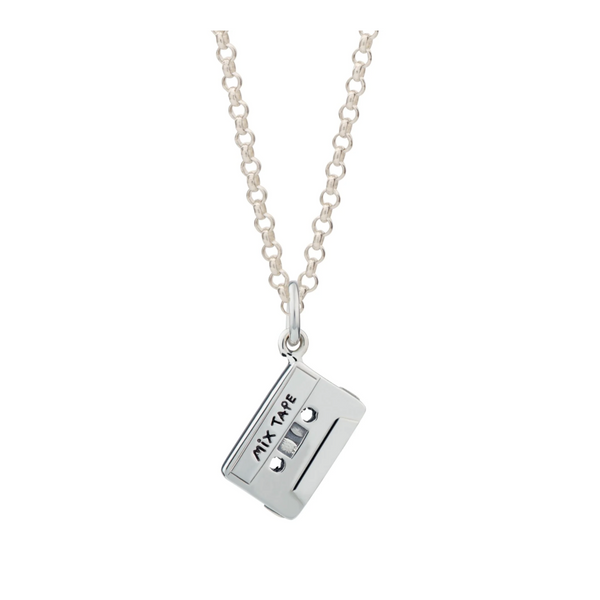 Scream Pretty Mix Tape Necklace - Silver