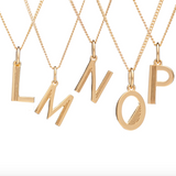 Rachel Jackson Gold Initial Necklaces