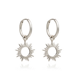 Rachel Jackson Eternal Sun Mini Hoop Earrings - Sterling Silver