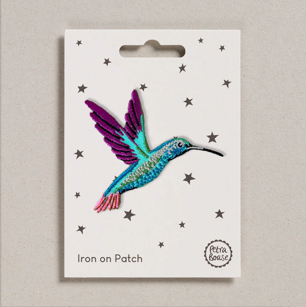 Iron On Patch - Hummingbird