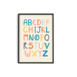 Zoe - Groovy Alphabet - Framed Print