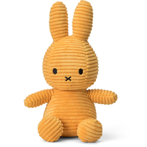 Miffy - Corduroy Yellow Soft Toy