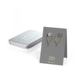 One & Eight Mini Crossover Earrings - Gold